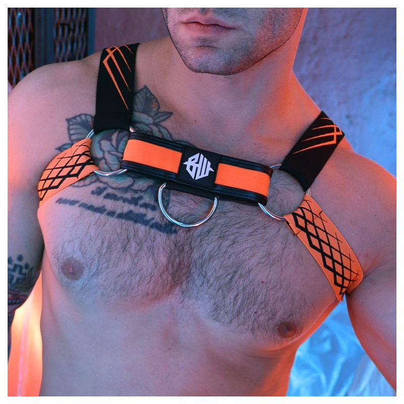 Breedwell Harnais Revolution Orange neon